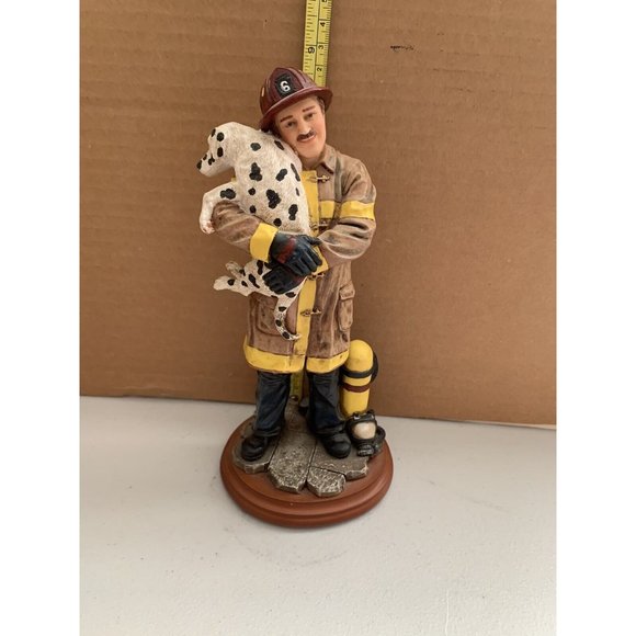 Red Hats of Courage "Thank You Boy" VANMARK Fireman and Dalmatian Figurine Ed.1 - Picture 4 of 6